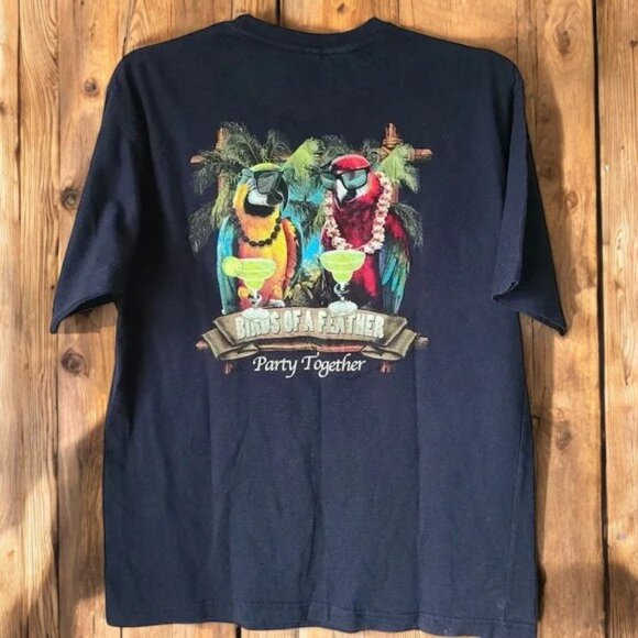 Men's casual blue short-sleeved shirt - Picture 4 of 6